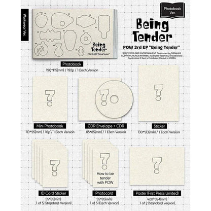 POW - BEING TENDER 3RD MINI ALBUM [PHOTOBOOK VER.]