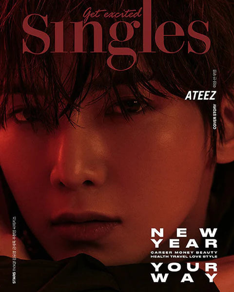 SINGLES MAGAZINE KOREAN - JANUARY 2024 ATEEZ & TVZQ