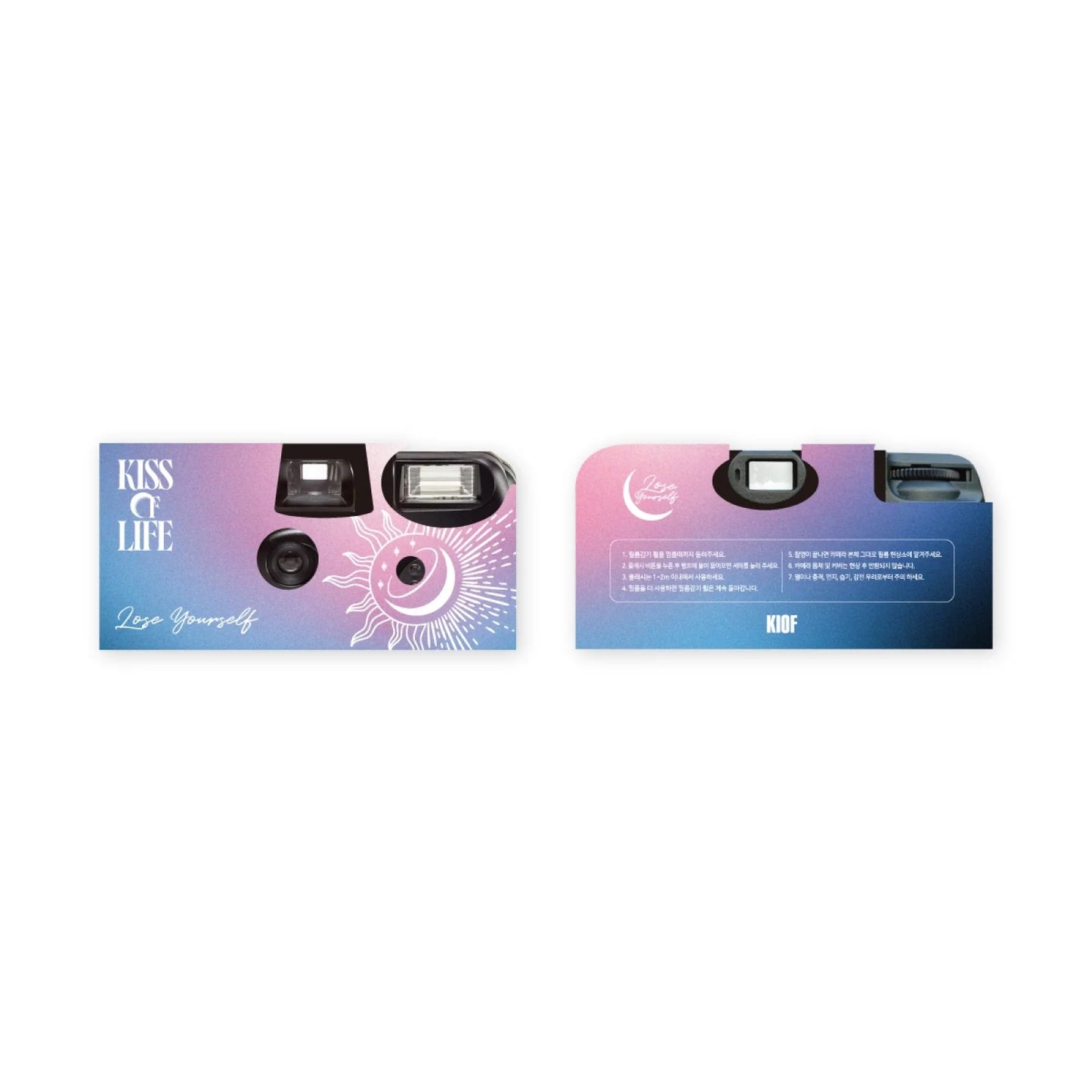 KISS OF LIFE - LOVE YOURSELF 3RD MINI ALBUM POP UP OFFICIAL MD DISPOSABLE CAMERA