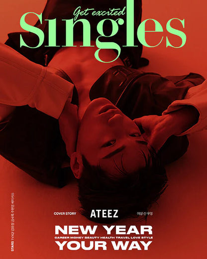 SINGLES MAGAZINE KOREAN - JANUARY 2024 ATEEZ & TVZQ