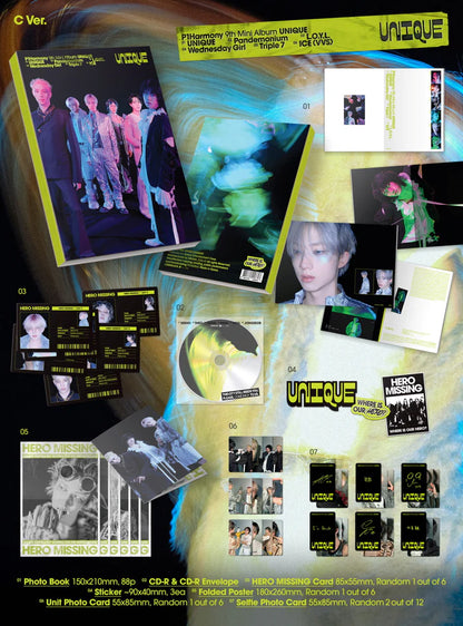P1HARMONY - UNIQUE 9TH MINI ALBUM [PHOTOBOOK VER.]