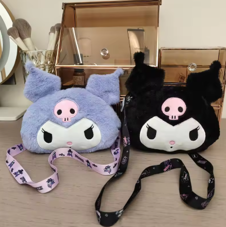 KUROMI HEAD PLUSH PURSE