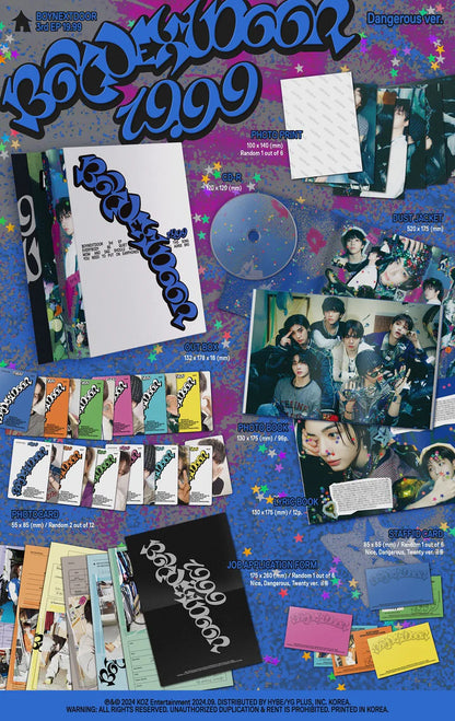 BOYNEXTDOOR - 19.99 3RD EP ALBUM RANDOM WEVERSE POB