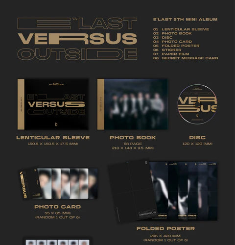 E'LAST - VERSUS 5TH MINI ALBUM