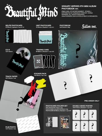 XDINARY HEROES - BEAUTIFUL MIND 6TH MINI ALBUM [PHOTOBOOK VER.]