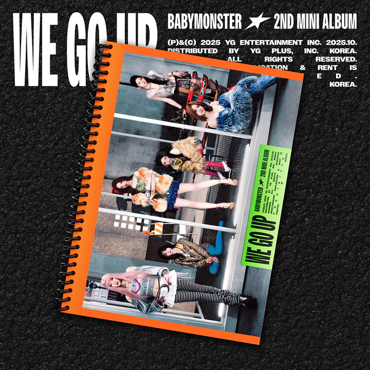 BABYMONSTER - WE GO UP 2ND MINI ALBUM [PHOTOBOOK GO VER.]