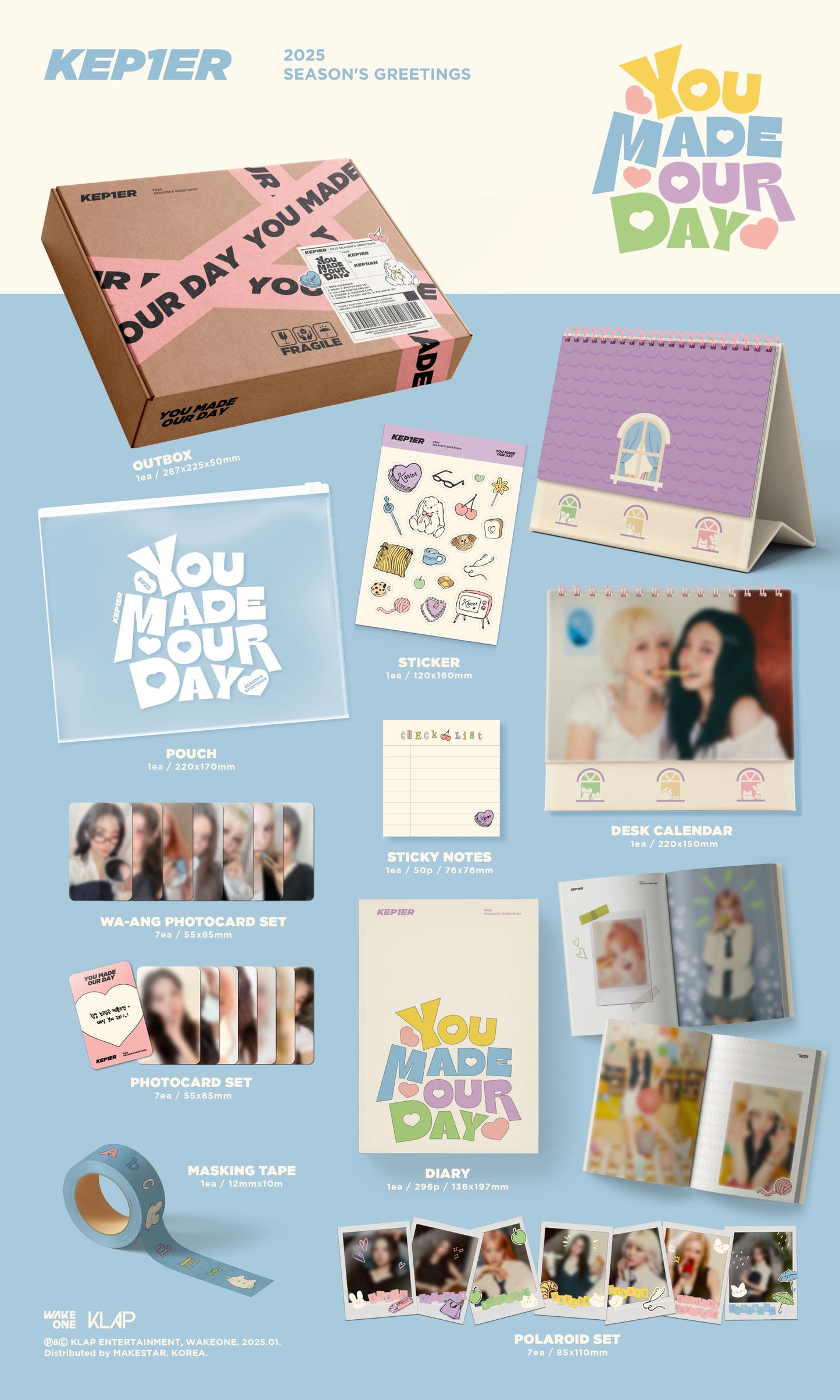 KEP1ER - 2025 SEASON'S GREETINGS [YOU MADE OUR DAY]