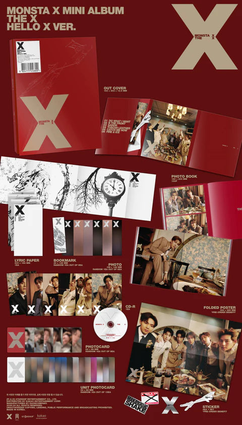 MONSTA X - EL 13.º MINI ÁLBUM DE X