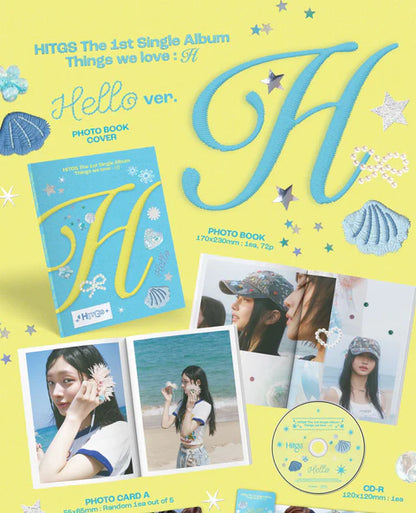 HITGS - THINGS WE LOVE: H 1ST SINGLE ALBUM