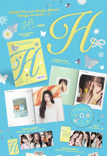 HITGS - THINGS WE LOVE: H 1ST SINGLE ALBUM