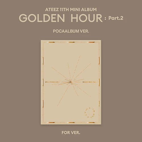 ATEEZ - GOLDEN HOUR: PART.2 11TH MINI ALBUM [POCA ALBUM VER.]