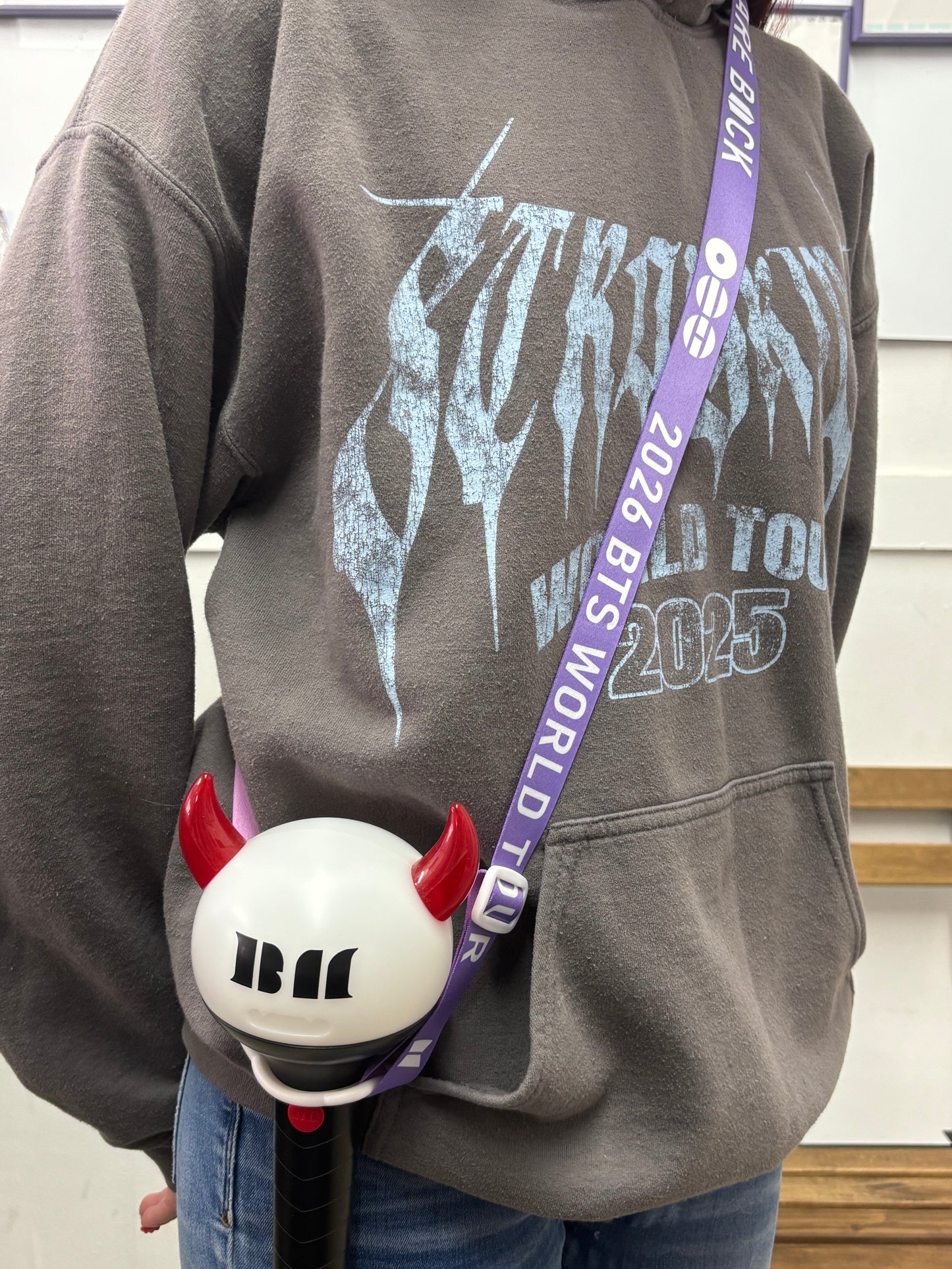 BTS LIGHT STICK STRAP [ARIRANG TOUR - BLACK]