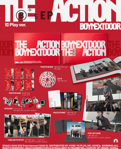 BOYNEXTDOOR - THE ACTION 5TH EP ALBUM [STANDARD VER.]