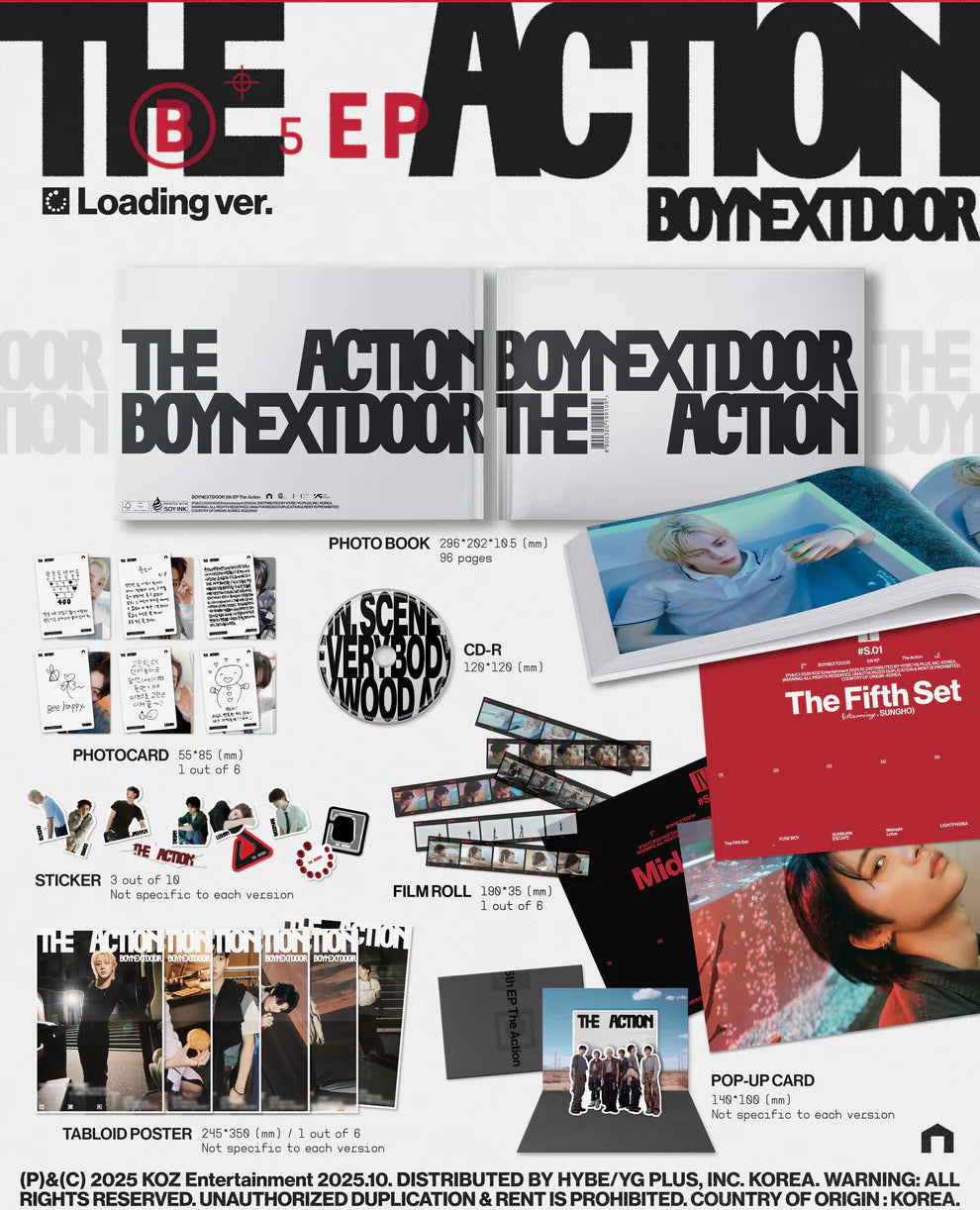 BOYNEXTDOOR - THE ACTION 5TH EP ALBUM [STANDARD VER.]