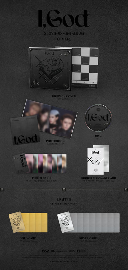 XLOV - I, GOD 2ND MINI ALBUM [O VER.]