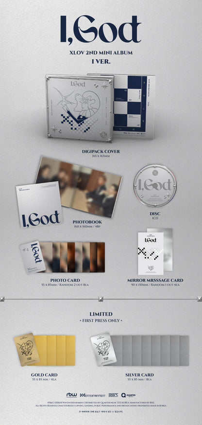 XLOV - I, GOD 2ND MINI ALBUM [I VER.]