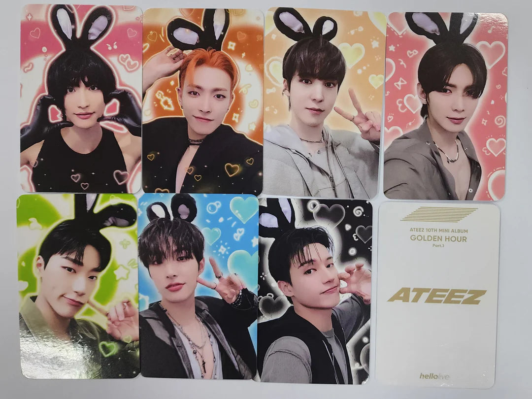 ATEEZ - GOLDEN HOUR PART.1 [OFFICIAL PHOTOCARD] HELLO LIVE