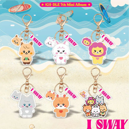 (G)I-DLE I SWAY KLAXON ACRYLIC KEYCHAIN