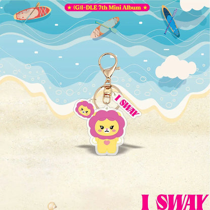 (G)I-DLE I SWAY KLAXON ACRYLIC KEYCHAIN