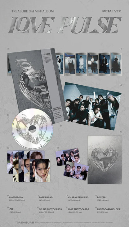 TREASURE - LOVE PULSE 3RD MINI ALBUM