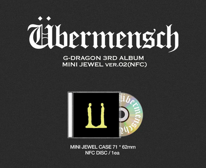 G-DRAGON (GD) - UBERMENSCH VOL.3 [VERSIÓN MINI JEWEL]