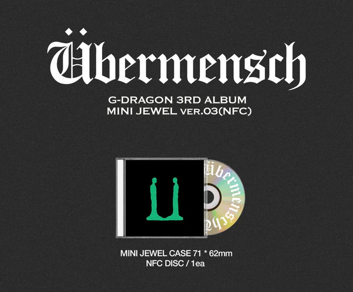 G-DRAGON (GD) - UBERMENSCH VOL.3 [VERSIÓN MINI JEWEL]