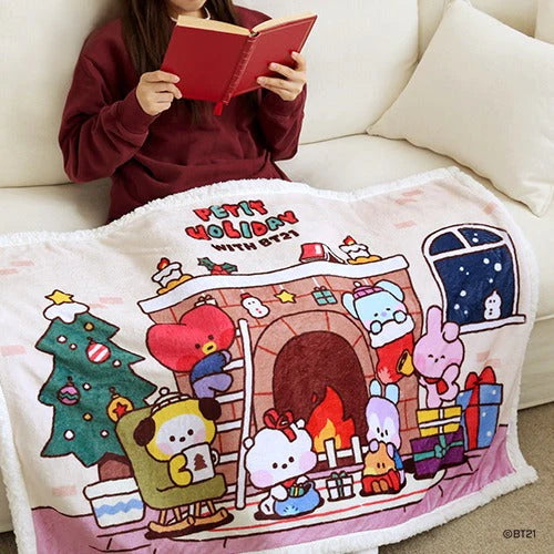 BT21 - MININI BLANKET PETIT HOLIDAY