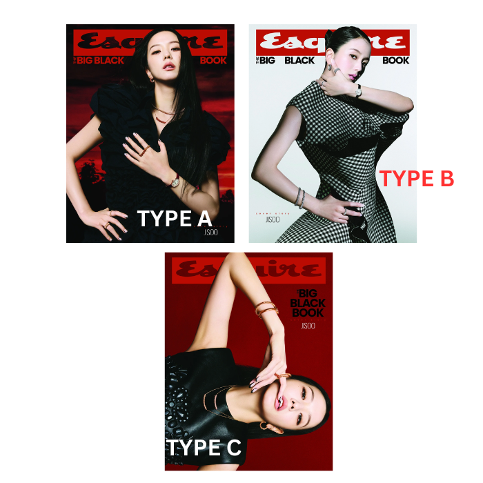 (PRE-ORDER) ESQUIRE THE BIG BLACK BOOK - JISOO [BLACKPINK]