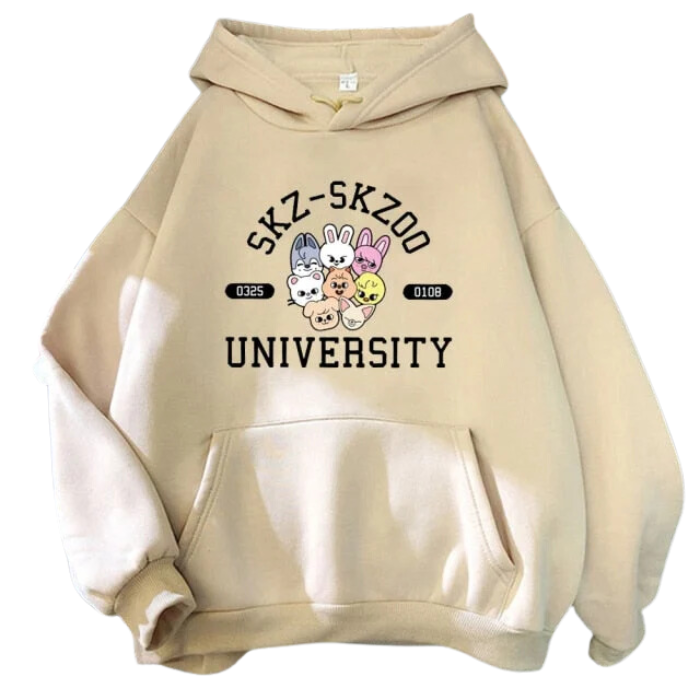 STRAY KIDS (SKZOO] UNIVERSITY EP FIN UNISEX HOODIES