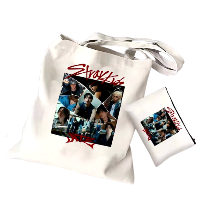 BANGCHAN (STRAY KIDS) TOTE BAG & MINI POUCH