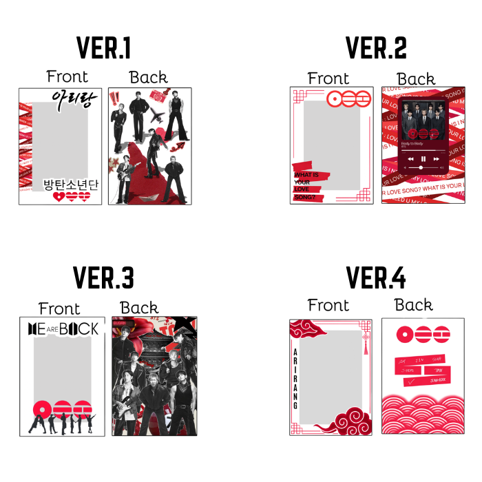 BTS - ARIRANG *MINI* PHOTOCARD HOLDER