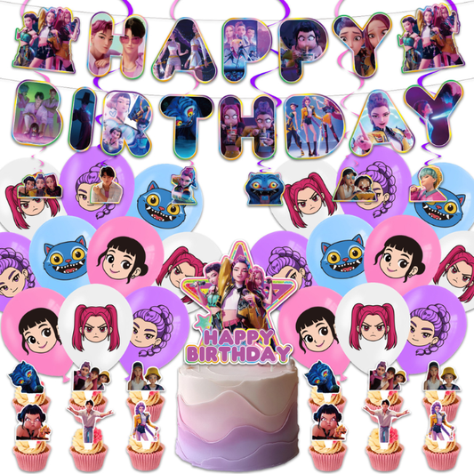 BIRTHDAY PARTY SUPPLIES HUNTR/X VER.2