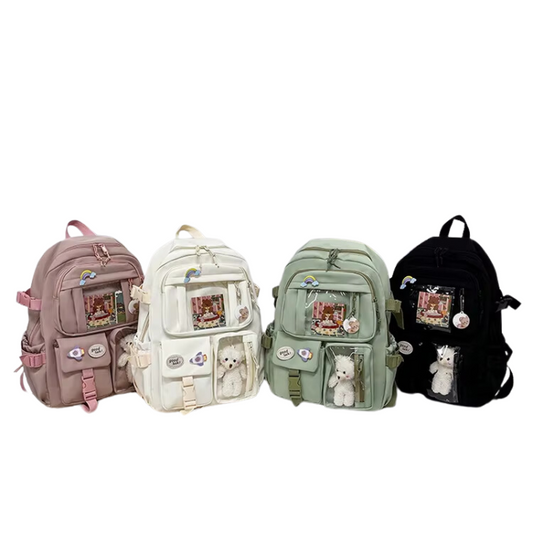 MULTI-POCKET SCHOOL BACKPACK