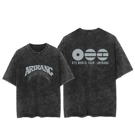 BTS - ARIRANG WORLD TOUR T-SHIRT FANMADE [GRAFFITI LOGO]