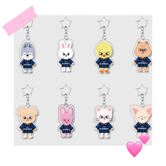 [GL] STRAY KIDS (SKZOO) - ACRYLIC KEYCHAIN KARMA