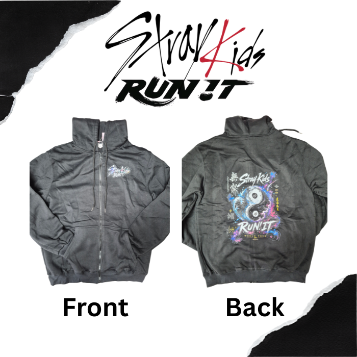 STRAY KIDS - RUN IT HOODIE FANMADE [VER.1]