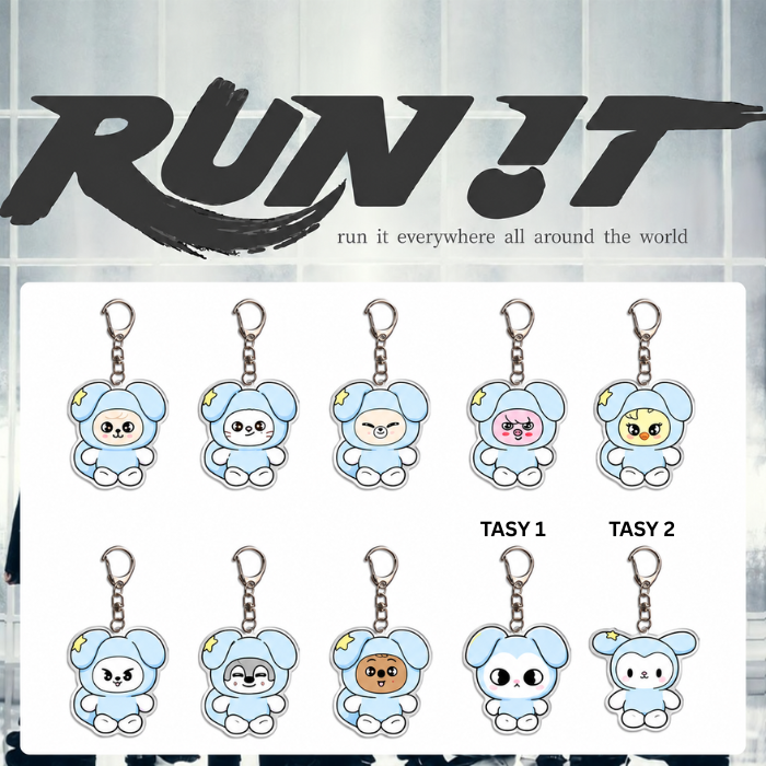 STRAY KIDS - RUN IT ACRYLIC KEYCHAIN