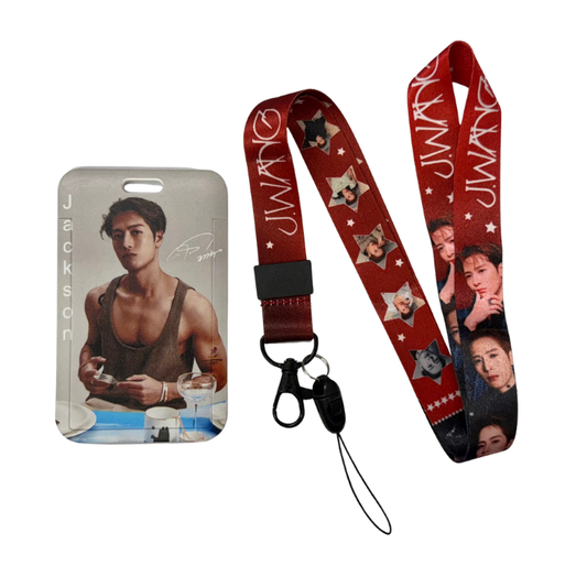 JACKSON WANG (GOT7) PHOTOCARD HOLDER VER.1 WITH LANYARD