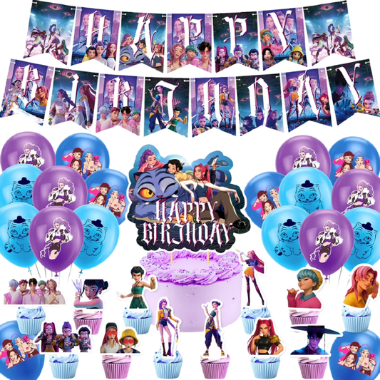 BIRTHDAY PARTY SUPPLIES HUNTR/X