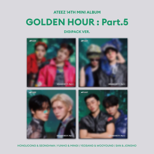 ATEEZ - GOLDEN HOUR: PART.5 14TH MINI ALBUM [DIGIPACK UNIT VER.]
