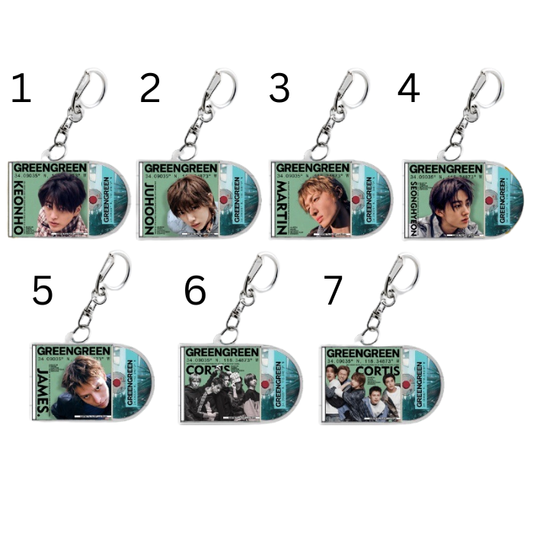 CORTIS - GREENGREEN KEYCHAIN