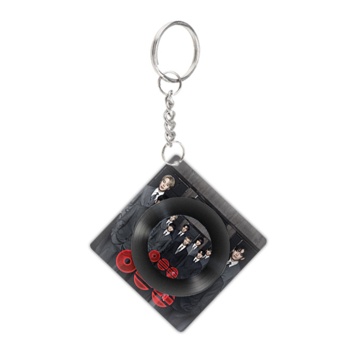 BTS - ROTATING CD ACRYLIC KEYCHAIN