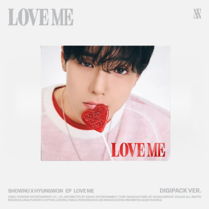 SHOWNY X HYUNGOWN (MONSTA X) - LOVE ME EP ALBUM [DIGIPACK VER.]