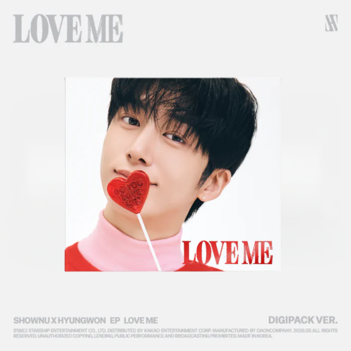 SHOWNY X HYUNGOWN (MONSTA X) - LOVE ME EP ALBUM [DIGIPACK VER.]