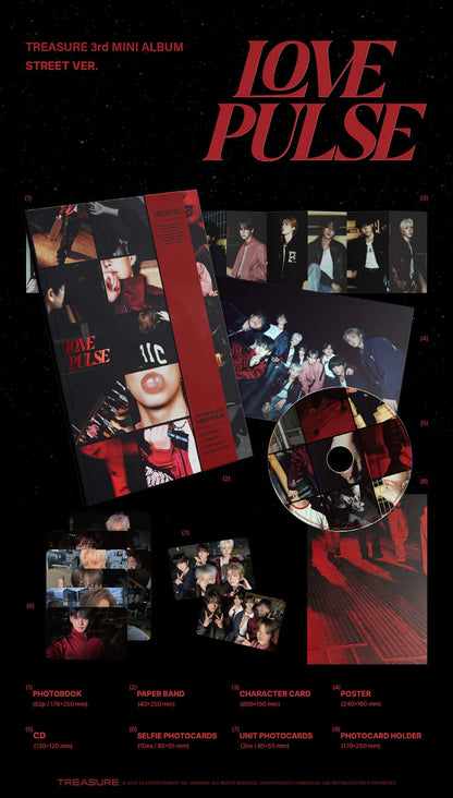TREASURE - LOVE PULSE 3RD MINI ALBUM