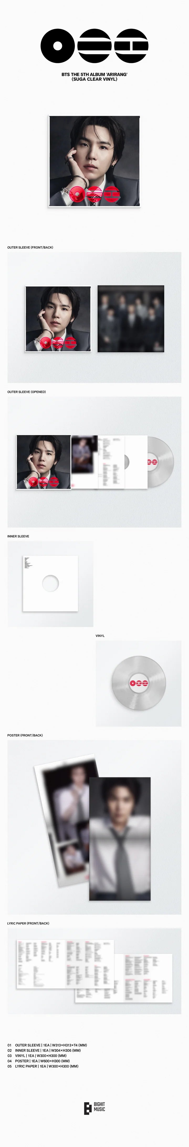 (PRE-ORDER) BTS - ARIRANG 5TH ALBUM [STANDARD VINYL VER.]
