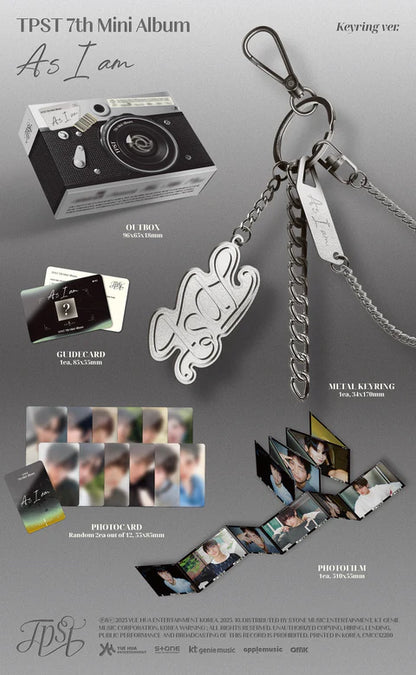 TEMPEST - AS I AM 7TH MINI ALBUM [KEYRING VER.]