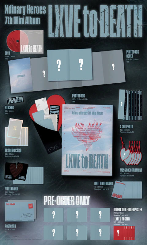 XDINARY HEROES - LXVE TO DEATH 7TH MINI ALBUM [PHOTOBOOK VER.]