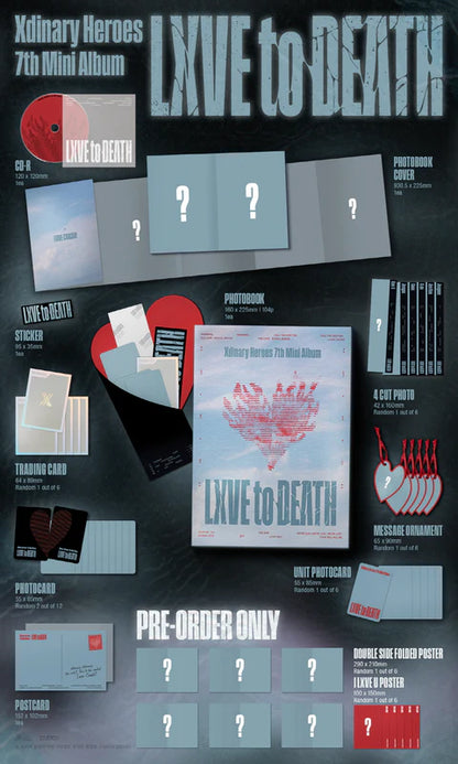XDINARY HEROES - LXVE TO DEATH 7TH MINI ALBUM [PHOTOBOOK VER.]