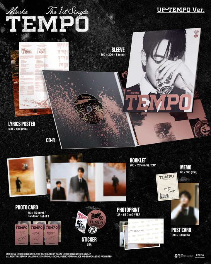 MINHO (SHINEE) - TEMPO 1ST SINGLE ALBUM